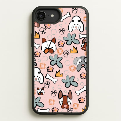 Bones and dogs - Dog Patterns  - Dog Patterns Phone Case for iPhone 6 Plus / 7 Plus / 8 Plus