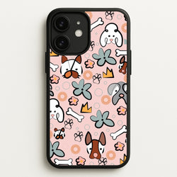 Bones and dogs - Dog Patterns  - Dog Patterns Phone Case for iPhone 11