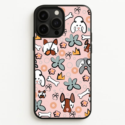 Bones and dogs - Dog Patterns  - Dog Patterns Phone Case for iPhone 13 Pro Max