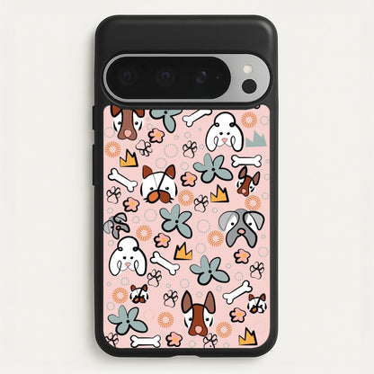 Bones and dogs - Dog Patterns  - Dog Patterns Phone Case for Google Pixel 9 Pro XL