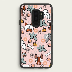 Bones and dogs - Dog Patterns  - Dog Patterns Phone Case for Galaxy S9 Plus
