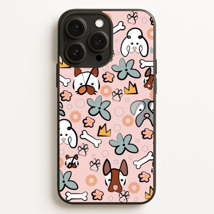 Bones and dogs - Dog Patterns  - Dog Patterns Phone Case for iPhone 12 Pro Max