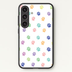 Coloured patterns - Dog Patterns  - Dog Patterns Phone Case for Galaxy S24FE