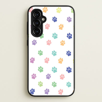 Coloured patterns - Dog Patterns  - Dog Patterns Phone Case for Galaxy A54