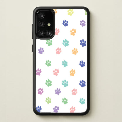 Coloured patterns - Dog Patterns  - Dog Patterns Phone Case for Galaxy A71