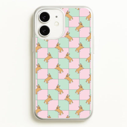 Checkered Corgis Pattern  - Dog Patterns Phone Case for iPhone 11