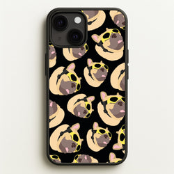 Frenchie With Goggles Pattern  - Dog Patterns Phone Case for iPhone 13 Mini