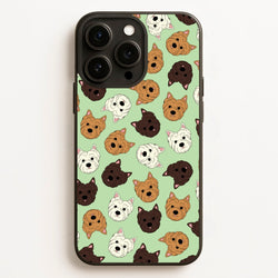 Border Terrier Pattern  - Dog Patterns Phone Case for iPhone 16 Pro Max