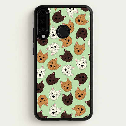 Border Terrier Pattern  - Dog Patterns Phone Case for Huawei P30 Lite