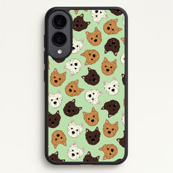 Border Terrier Pattern  - Dog Patterns Phone Case for Galaxy S25 Edge