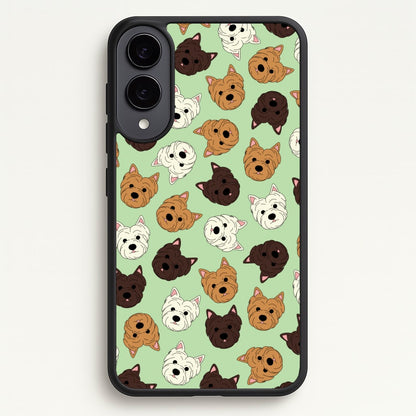 Border Terrier Pattern  - Dog Patterns Phone Case for Galaxy S25 Edge