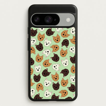 Border Terrier Pattern Phone Case for Google Pixel 10 / 10 Pro