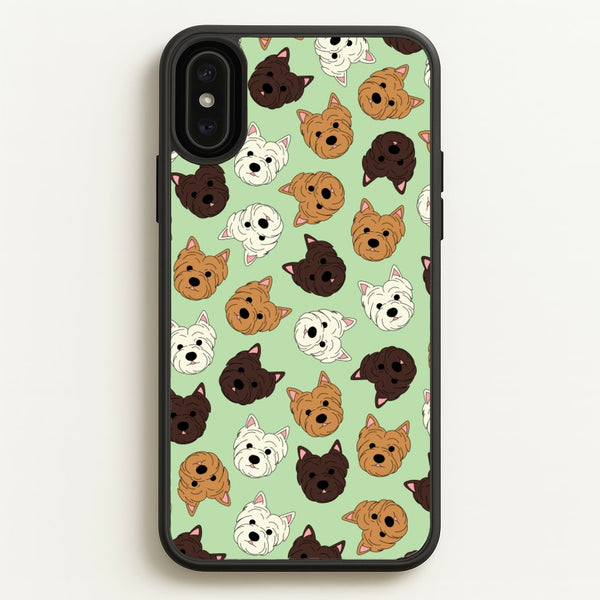 Border Terrier Pattern  - Dog Patterns Phone Case for iPhone XS Max