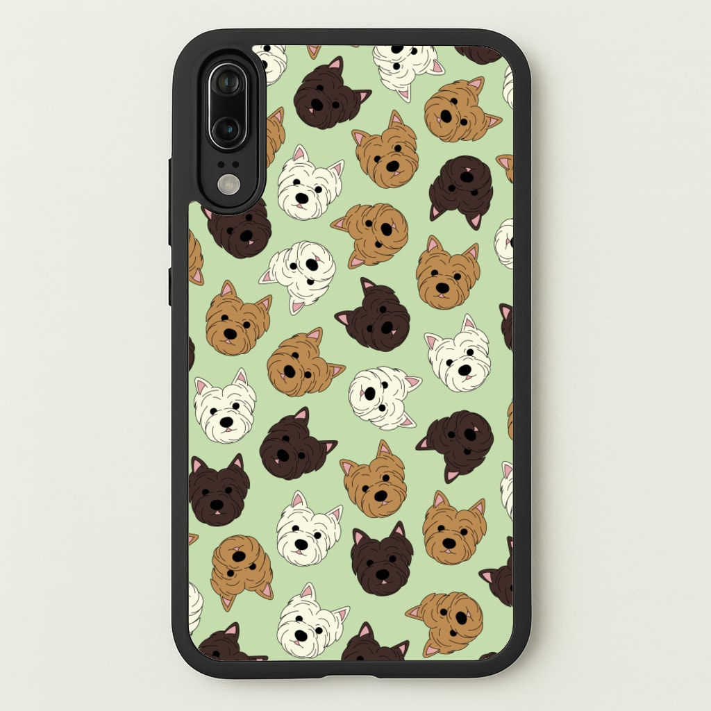 Border Terrier Pattern  - Dog Patterns Phone Case for Huawei P20