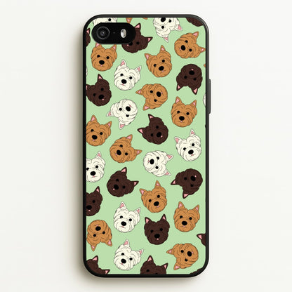 Border Terrier Pattern  - Dog Patterns Phone Case for iPhone 5 / 5s / SE 2016