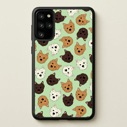 Border Terrier Pattern  - Dog Patterns Phone Case for Galaxy S20 Plus
