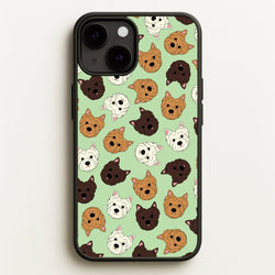 Border Terrier Pattern  - Dog Patterns Phone Case for iPhone 13 Mini