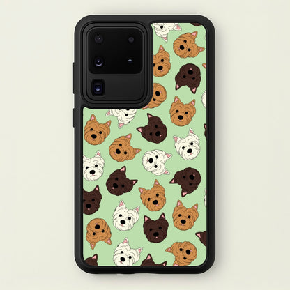 Border Terrier Pattern  - Dog Patterns Phone Case for Galaxy S20 Ultra