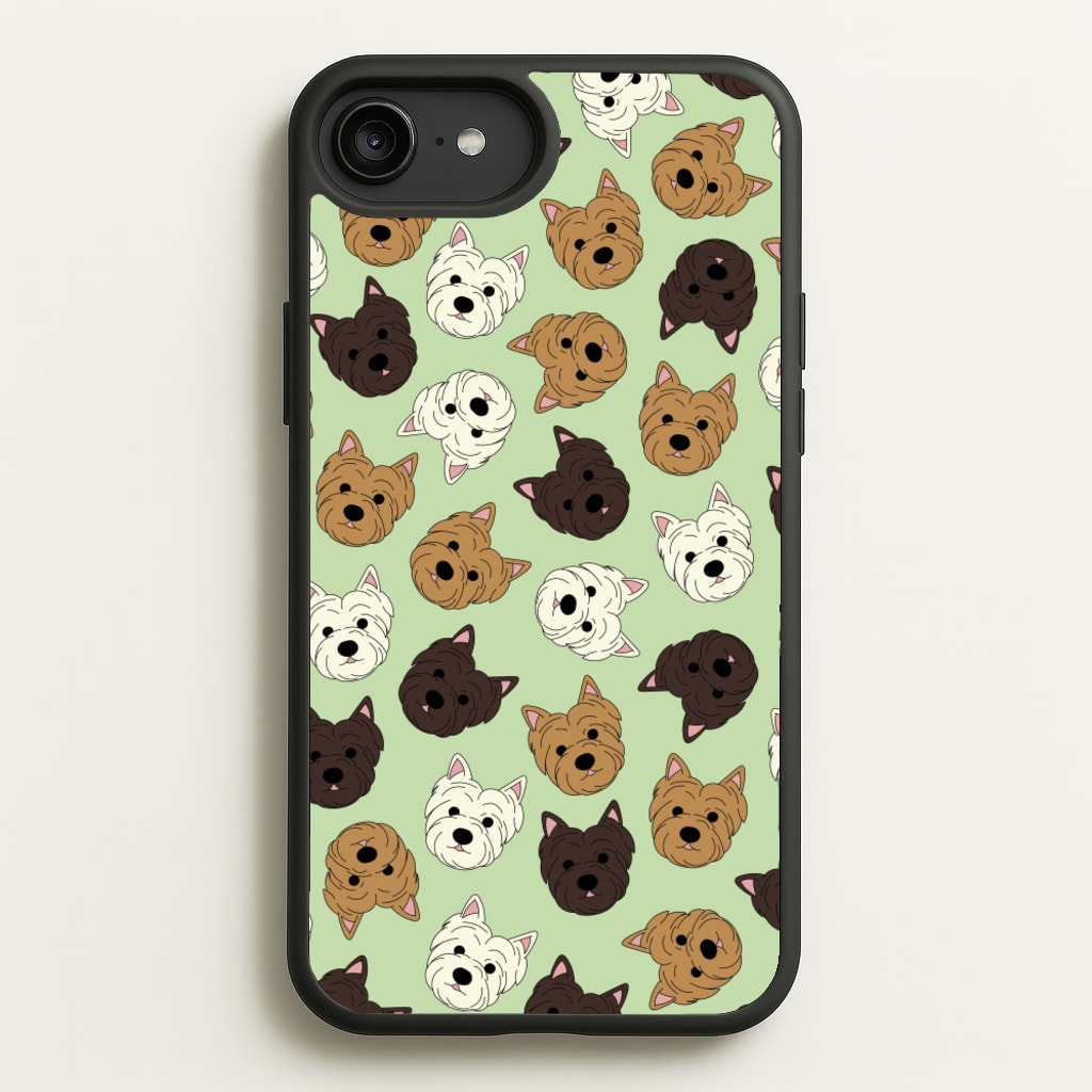 Border Terrier Pattern  - Dog Patterns Phone Case for iPhone 6 Plus / 7 Plus / 8 Plus