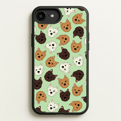 Border Terrier Pattern  - Dog Patterns Phone Case for iPhone 6 Plus / 7 Plus / 8 Plus