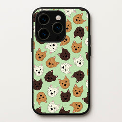 Border Terrier Pattern  - Dog Patterns Phone Case for iPhone 15 Pro Max