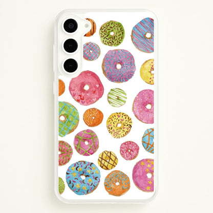 Dougnut Pattern  -  Phone Case for Galaxy S23 Plus