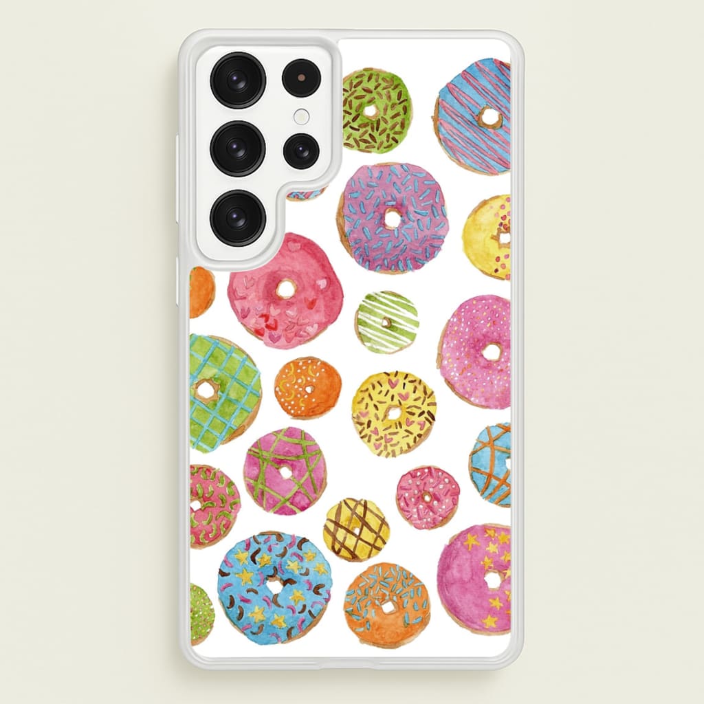 Dougnut Pattern  -  Phone Case for Galaxy S22 Ultra
