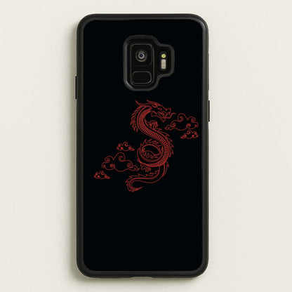Red - Dragon Patterns  - Dragon Patterns Phone Case for Galaxy S9