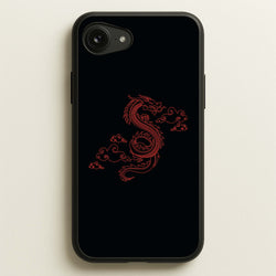 Red - Dragon Patterns  - Dragon Patterns Phone Case for iPhone 16e