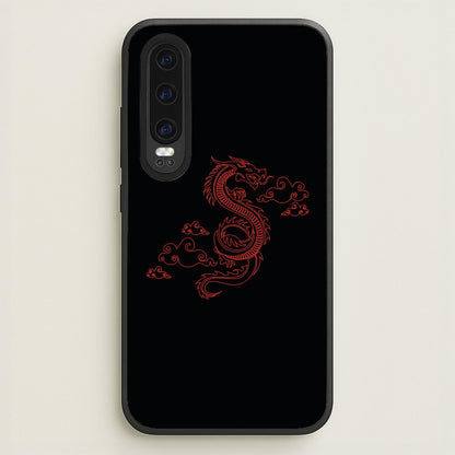 Red - Dragon Patterns  - Dragon Patterns Phone Case for Huawei P30