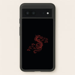Red - Dragon Patterns  - Dragon Patterns Phone Case for Google Pixel 7
