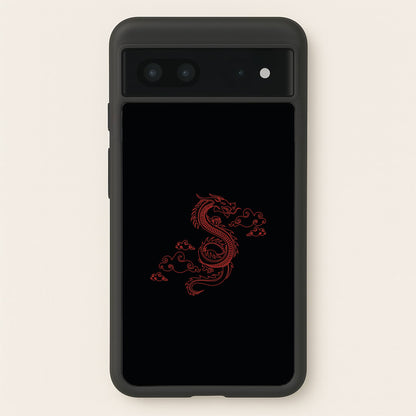 Red - Dragon Patterns  - Dragon Patterns Phone Case for Google Pixel 7