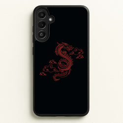 Red - Dragon Patterns  - Dragon Patterns Phone Case for Galaxy A36