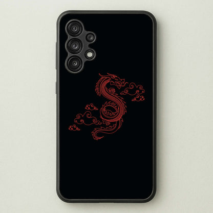 Red - Dragon Patterns  - Dragon Patterns Phone Case for Galaxy A13