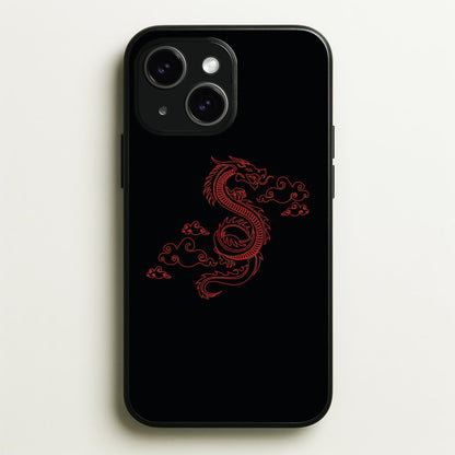 Red - Dragon Patterns  - Dragon Patterns Phone Case for iPhone 14