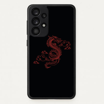 Red - Dragon Patterns  - Dragon Patterns Phone Case for Galaxy A53