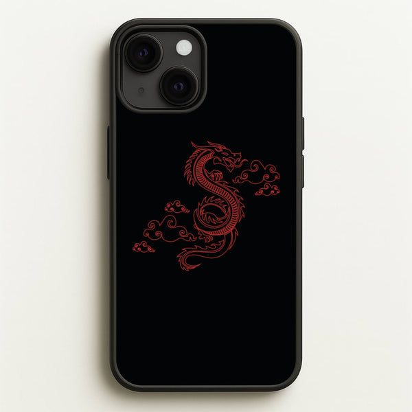 Red - Dragon Patterns  - Dragon Patterns Phone Case for iPhone 13 Mini