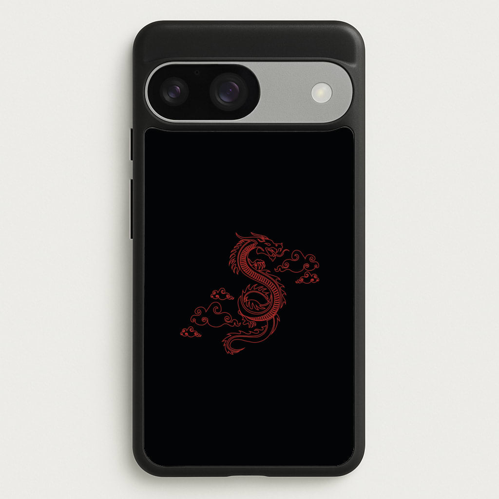 Red - Dragon Patterns  - Dragon Patterns Phone Case for Google Pixel 9 / 9 Pro