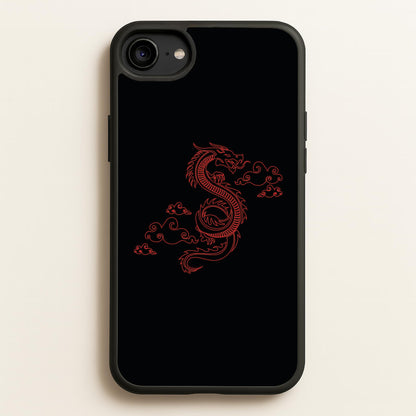Red - Dragon Patterns  - Dragon Patterns Phone Case for iPhone 6 / 7 / 8 / SE