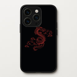 Red - Dragon Patterns  - Dragon Patterns Phone Case for iPhone 15 Pro Max
