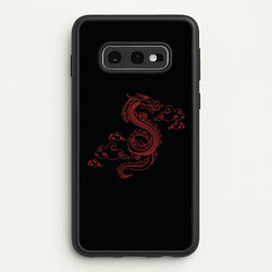 Red - Dragon Patterns  - Dragon Patterns Phone Case for Galaxy S10e