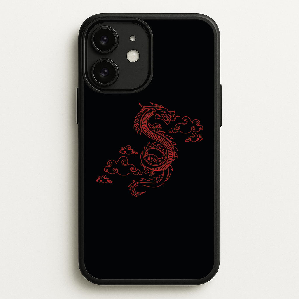 Red - Dragon Patterns  - Dragon Patterns Phone Case for iPhone 11