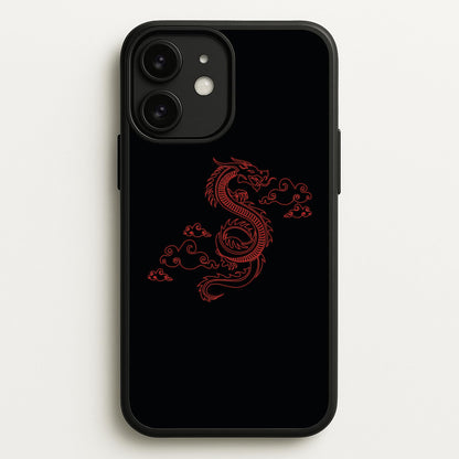 Red - Dragon Patterns  - Dragon Patterns Phone Case for iPhone 11