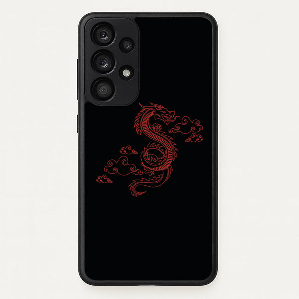 Red - Dragon Patterns  - Dragon Patterns Phone Case for Galaxy A33