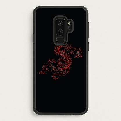 Red - Dragon Patterns  - Dragon Patterns Phone Case for Galaxy S9 Plus