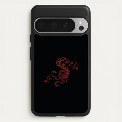 Red - Dragon Patterns  - Dragon Patterns Phone Case for Google Pixel 9 Pro XL