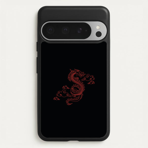 Red - Dragon Patterns  - Dragon Patterns Phone Case for Google Pixel 9 Pro XL