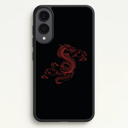 Red - Dragon Patterns  - Dragon Patterns Phone Case for Galaxy S25 Edge