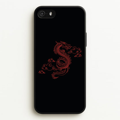 Red - Dragon Patterns  - Dragon Patterns Phone Case for iPhone 5 / 5s / SE 2016