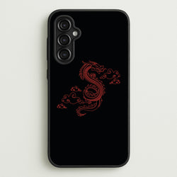 Red - Dragon Patterns  - Dragon Patterns Phone Case for Galaxy A14